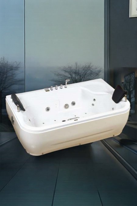 جاكوزي مستطيل لشخصين هيدرومساج